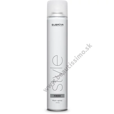 SUBRINA PROFESSIONAL STYLE FINISH HAIR SPRAY STRONG  LAK NA VLASY S VEĽMI SILNOU FIXÁCIOU 500ML