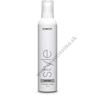 SUBRINA PROFESSIONAL STYLE DEFINE VOLUME FOAM OBJEMOVÁ PENA PRE VŠETKY TYPY VLASOV 300ML