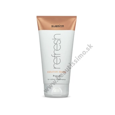 SUBRINA PROFESSIONAL REFRESH COLOUR MASK PEACH VYŽIVUJÚCA FARBIACA MASKA BROSKYŇOVÁ 150ML