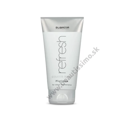 SUBRINA PROFESSIONAL REFRESH COLOUR MASK PLATINUM VYŽIVUJÚCA FARBIACA MASKA PLATINOVÁ 150ML