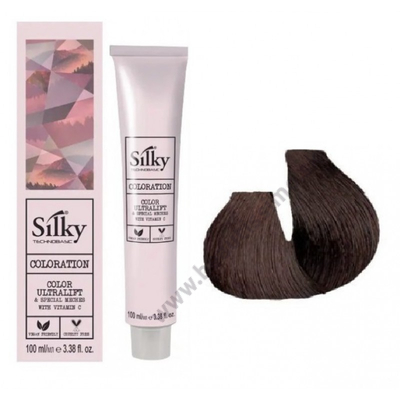 Silky Color Care farba na vlasy 100 ml - 4.5