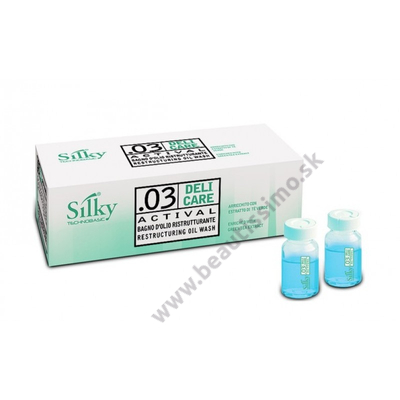 Silky Actival - hĺbkovohydratačná olejová maska na vlasy 10 ml x 10 ks