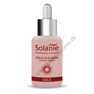 Solanie Gold sérum + kyselina hyaluronová - 30 ml