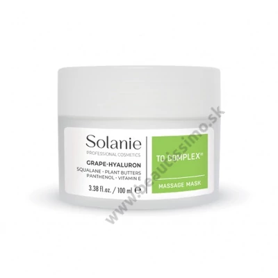 SOLANIE GRAPE-HYALURON HYDRATAČNÁ MASÁŽNA MASKA S TO KOMPLEXOM 100ML
