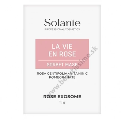 SOLANIE LA VIE EN ROSE SORBET MASZK 15G