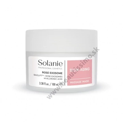 SOLANIE ROSE EXOSOME - RUŽOVÁ EXOZÓMOVÁ MASÁŽNA MASKA 100ML