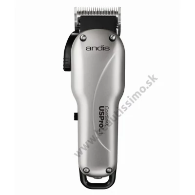 ANDIS 73010 Cordless UsPro Li profesionálny strihací strojček na vlasy Li-aku / kábel strieborný