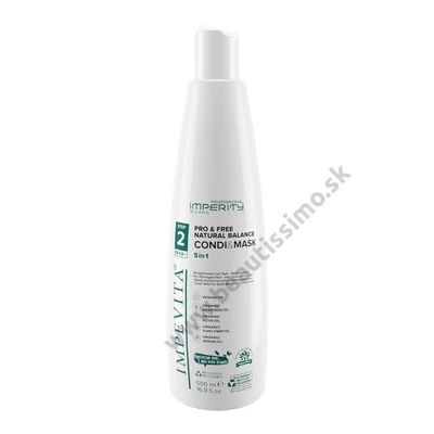 IMPEVITA PRO&amp;NATURAL BALANCE KONDICIONÉR A MASKA NA VLASY 5V1 500ML PH 3.8-4.2