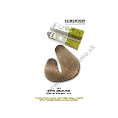 IMPEVITA FARBA NA VLASY BEZ AMONIAKU/PPD/RESORCINOLU 100ml 11.0 PLATINOVÁ BLOND