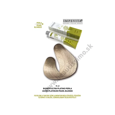 IMPEVITA FARBA NA VLASY BEZ AMONIAKU/PPD/RESORCINOLU 100ml 11.2 PLATINOVÁ BLOND PERLOVÁ