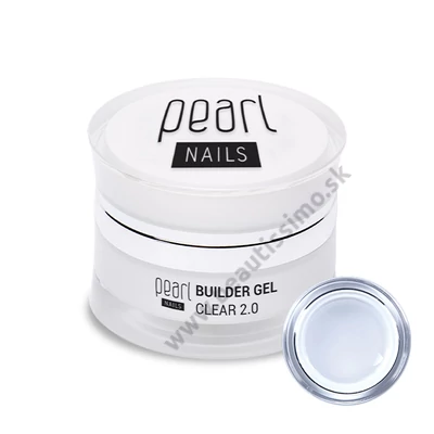 PEARL NAILS BUILDER CLEAR GEL 2.0 STREDNE HUSTÝ STAVEBNÝ GÉL 50ML