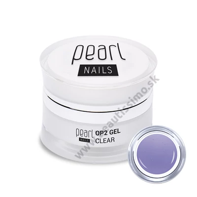 PEARL NAILS OP2 - OPTIMAL POWER GEL CLEAR HUSTÝ STAVEBNÝ GÉL 5ML