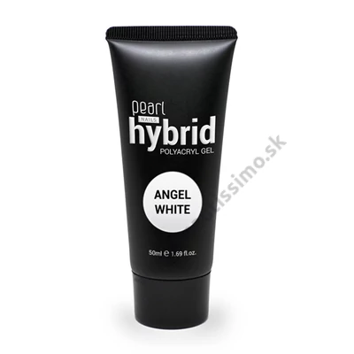 PEARL NAILS HYBRID POLYACRYL GEL ANGEL WHITE 50ML