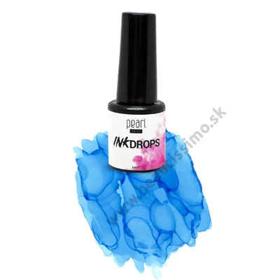 PEARL NAILS INKDROPS DEKORAČNÝ ATRAMENT - MODRÁ 47