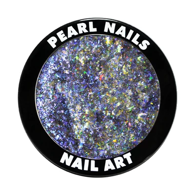 PEARL NAILS GALAXY METAL FLAKES BLUE